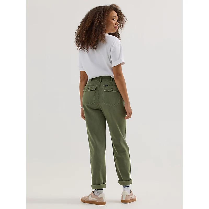 Womens High Rise Slouch Utility Pants Product Image