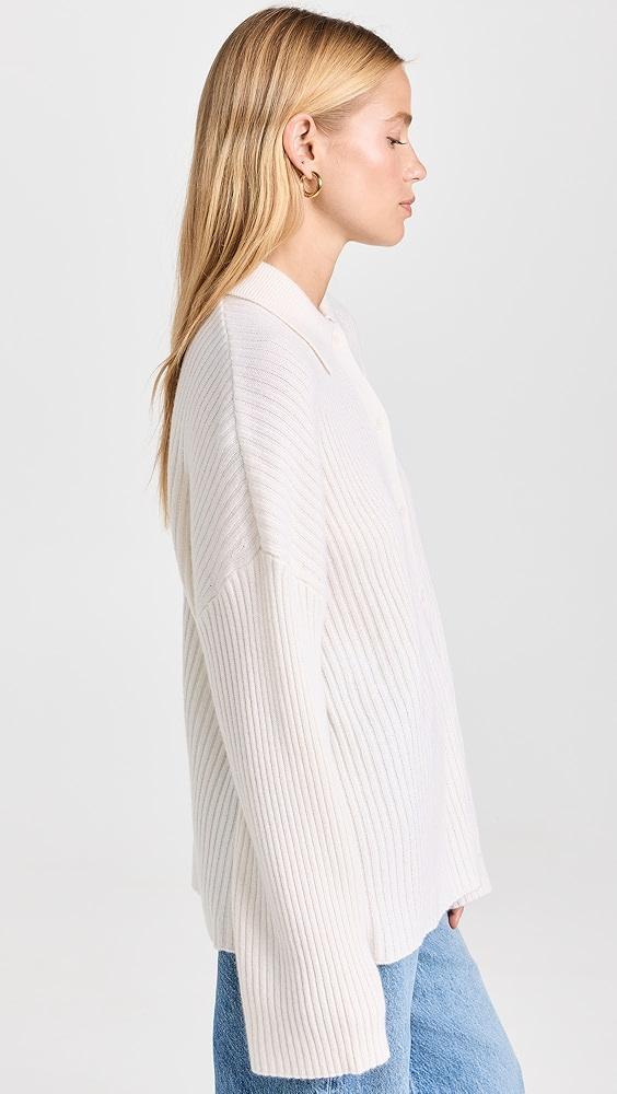 Reformation Fantino Cashmere Collared Cardigan | Shopbop Product Image