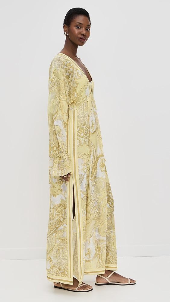 Hemant and Nandita Kaftan with Printed Slip Dress | Shopbop Product Image