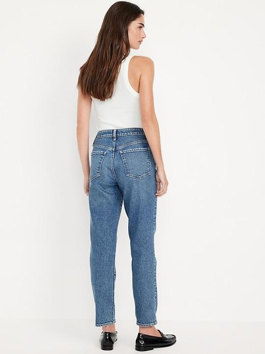High-Waisted Button-Fly OG Straight Ankle Jeans Product Image