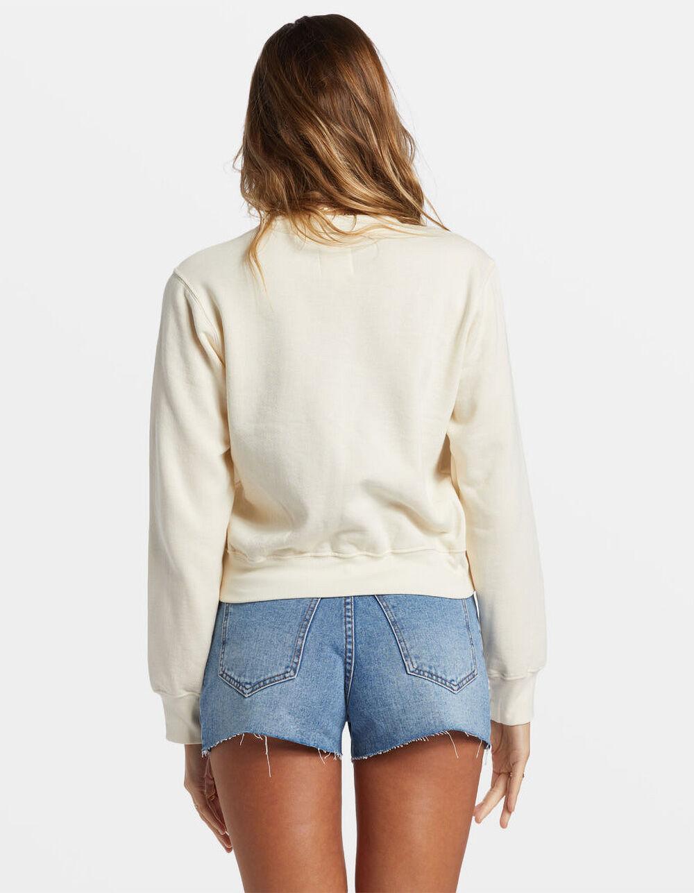 BILLABONG From Paradise Womens Crewneck Sweatshirt - OFF WHITE Product Image
