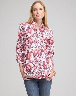 Poplin Cropped Pants Product Image