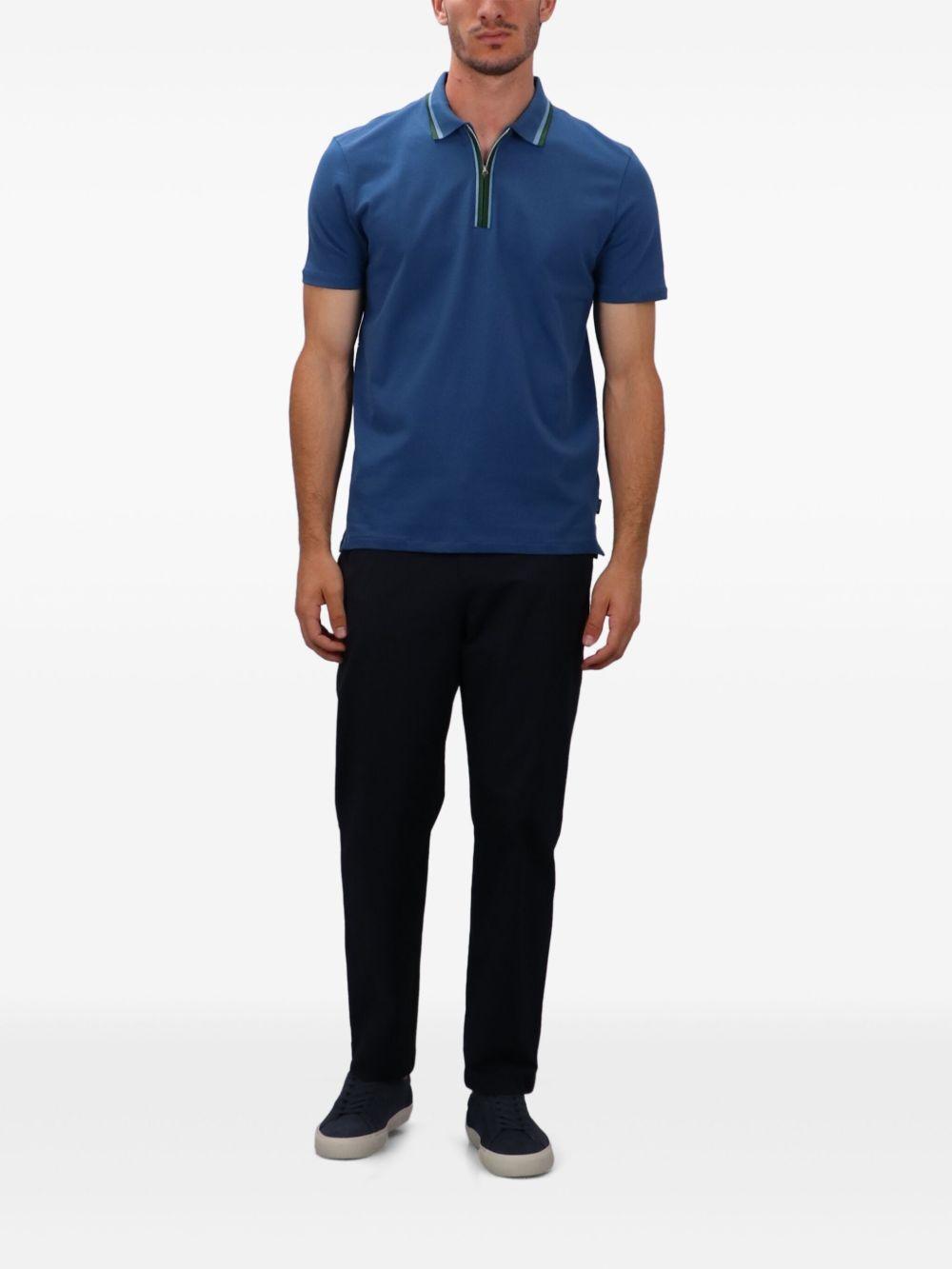 half-zip polo shirt Product Image