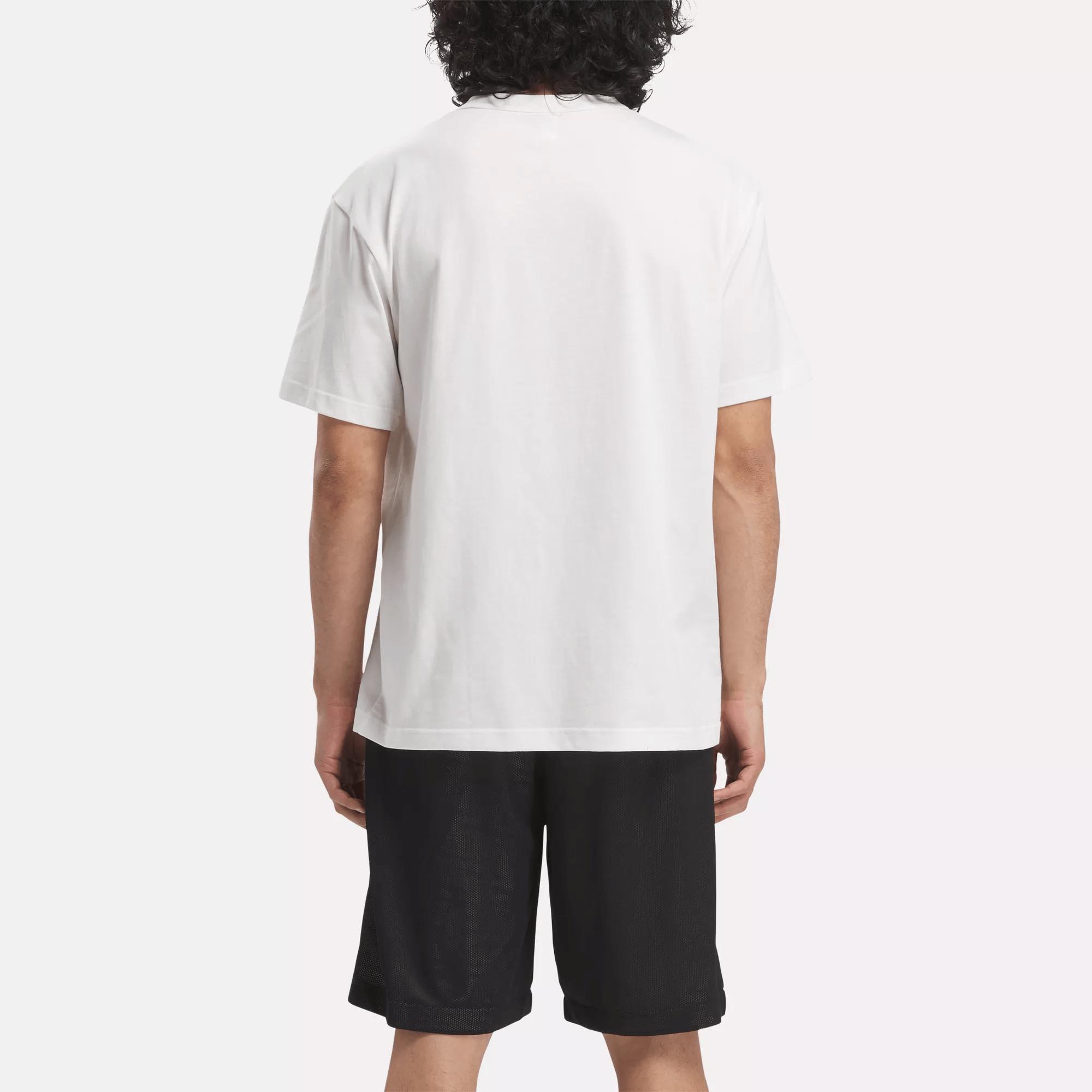 Men's Basketball Brand Graphic T-Shirt Male Product Image