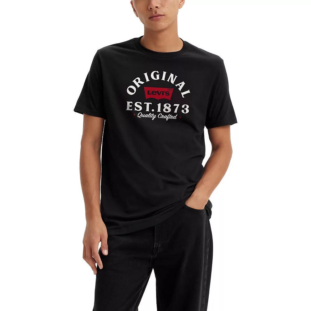 Men's Levi's® Relaxed-Fit Short-Sleeve Graphic Tee, Size: Large, Surplus Black Product Image