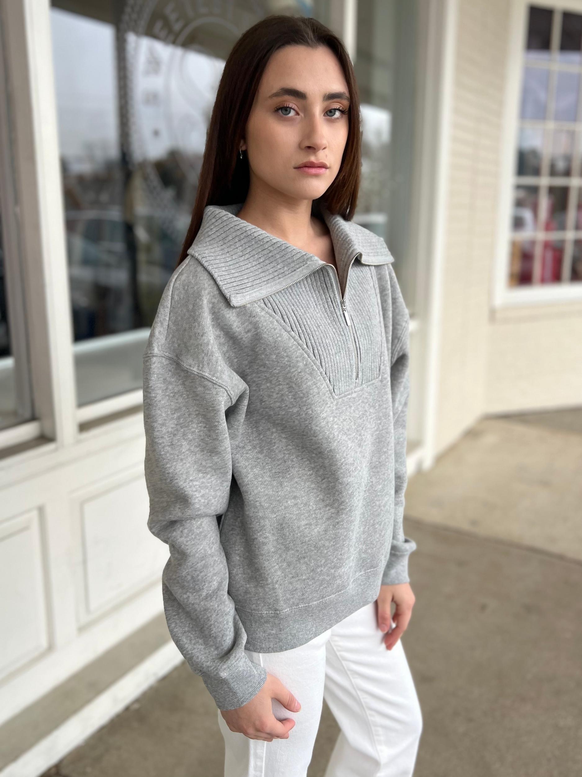 [Z Supply] Sonata Half Zip Sweatshirt Product Image