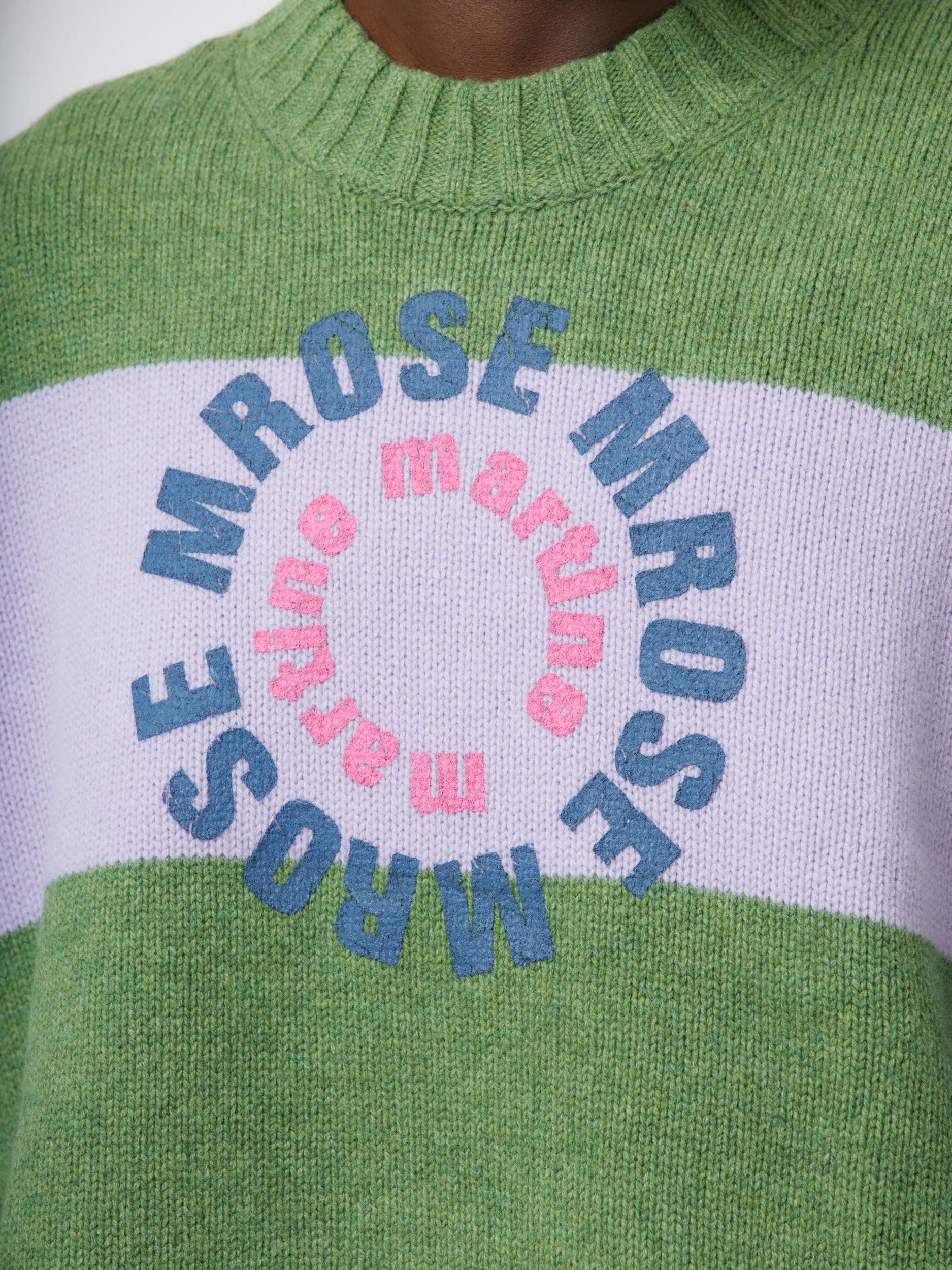 Intarsia Print Jumper (Green) Product Image