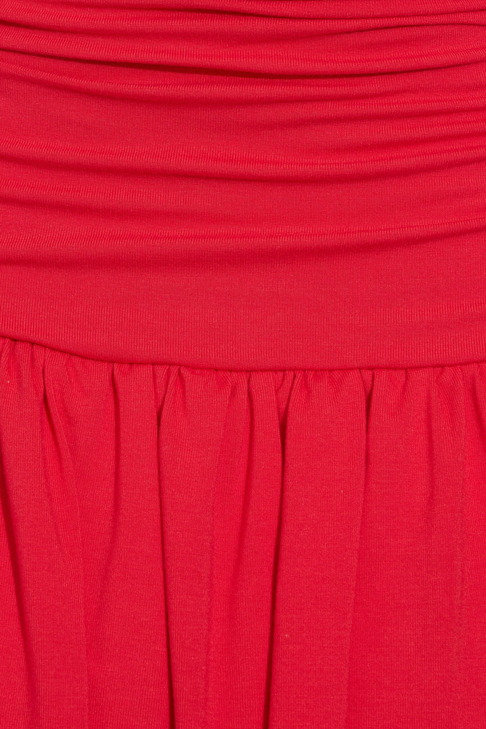 Flirty Hem Tube Romper Dress Product Image