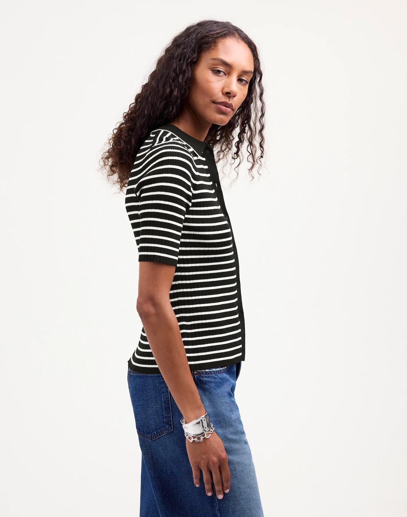 The Signature Knit Sweater Polo Tee Product Image
