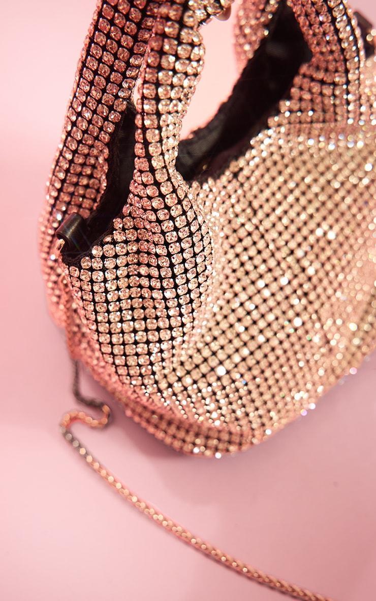 Silver Diamante Slouchy Grab Bag Product Image