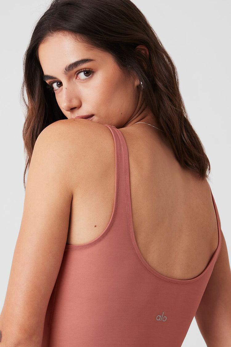 Mesh Sheer Illusion Bodysuit - Soft Terracotta Product Image