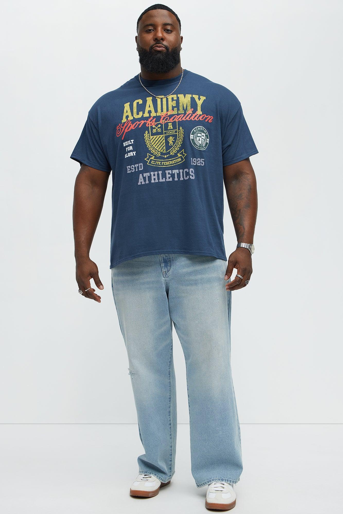 Academy Athletics Short Sleeve Tee - Blue Product Image