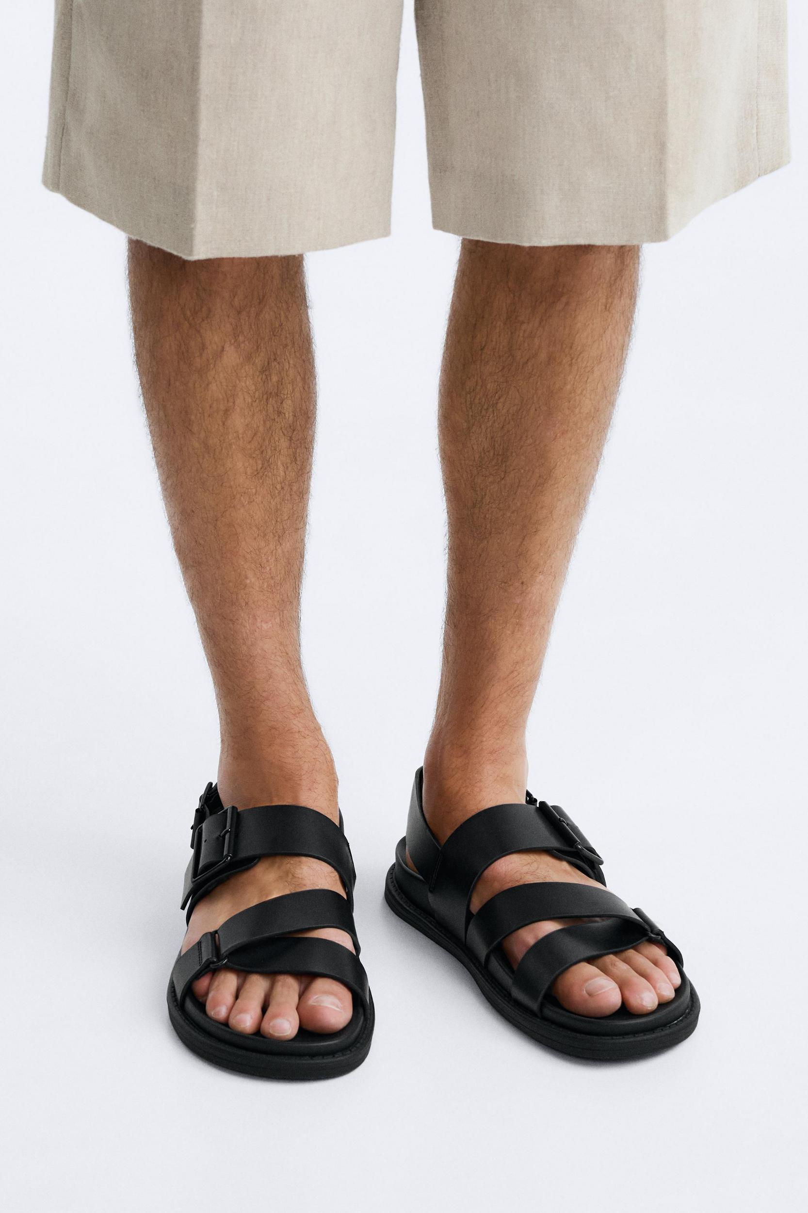 BUCKLED SANDALS Product Image