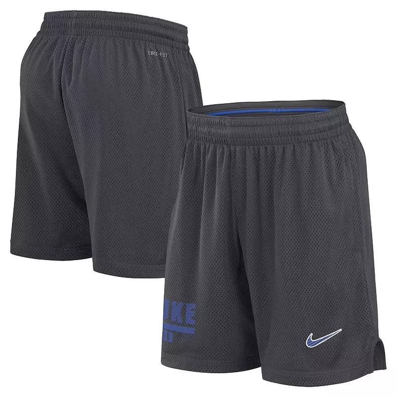 Men's Nike Anthracite Duke Blue Devils 2024 Sideline Mesh Shorts, Size: XL, Grey Product Image