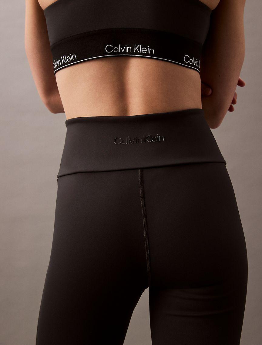Calvin Klein Women's Modern Sport Flared Pants - Black - XS Product Image