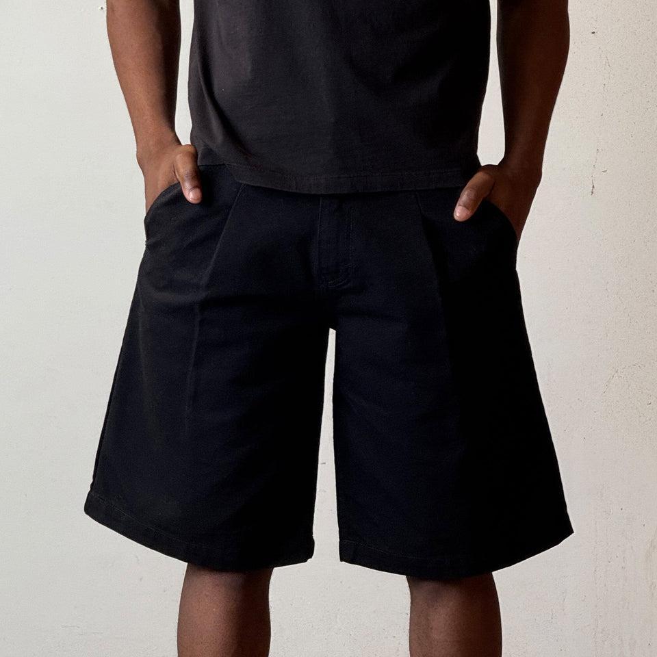 Shibuya Pleated Shorts | Baggy, Wide-Leg Product Image