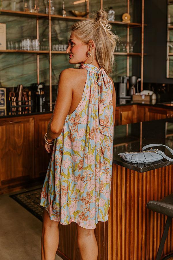 Downtown Happy Hour Satin Mini Dress Product Image