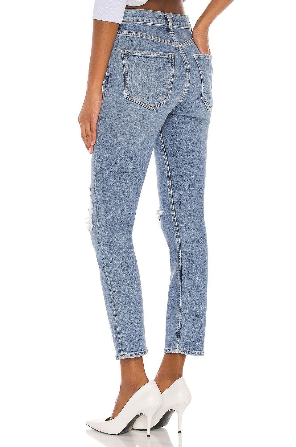 Riley High Rise Straight Crop AGOLDE Product Image