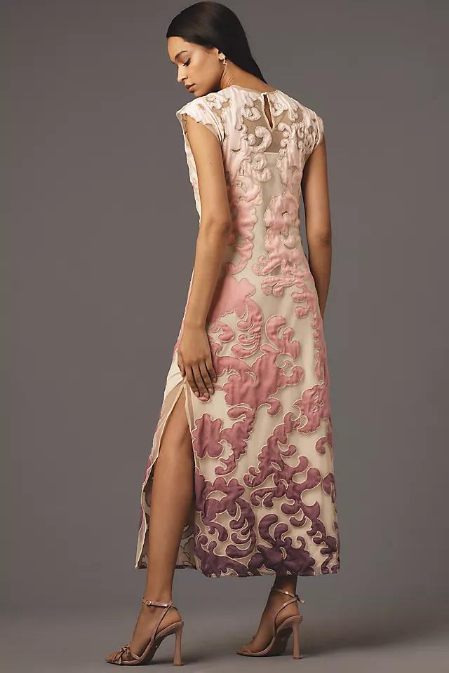 Let Me Be Sheer Ombré Midi Slip Dress Product Image