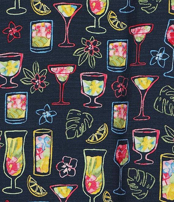 Tommy Bahama Veracruz Cay Electric Cocktails Short Sleeve Woven Shirt Product Image