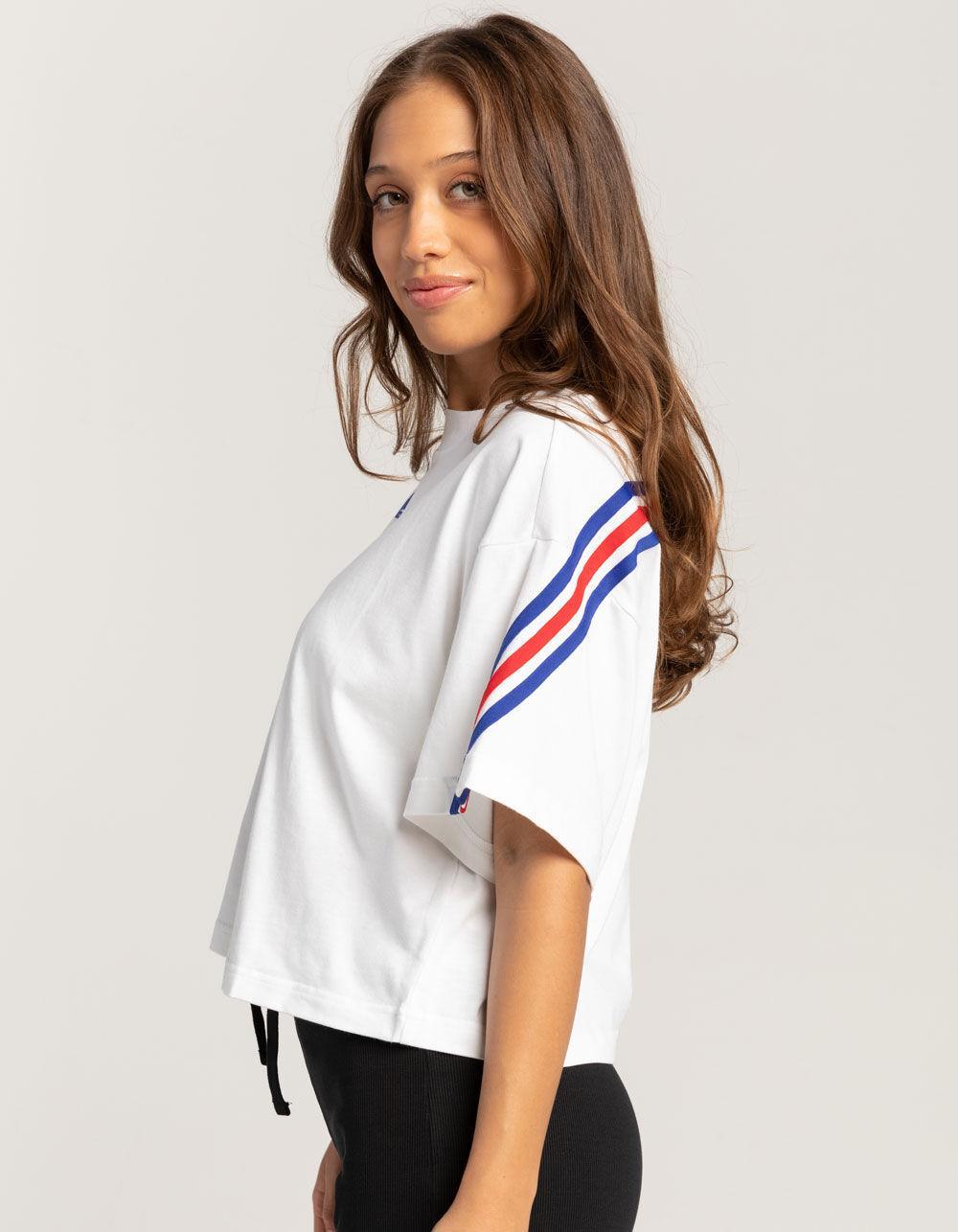 ADIDAS Future Icon 3-Stripes Womens Tee - WHITE Product Image