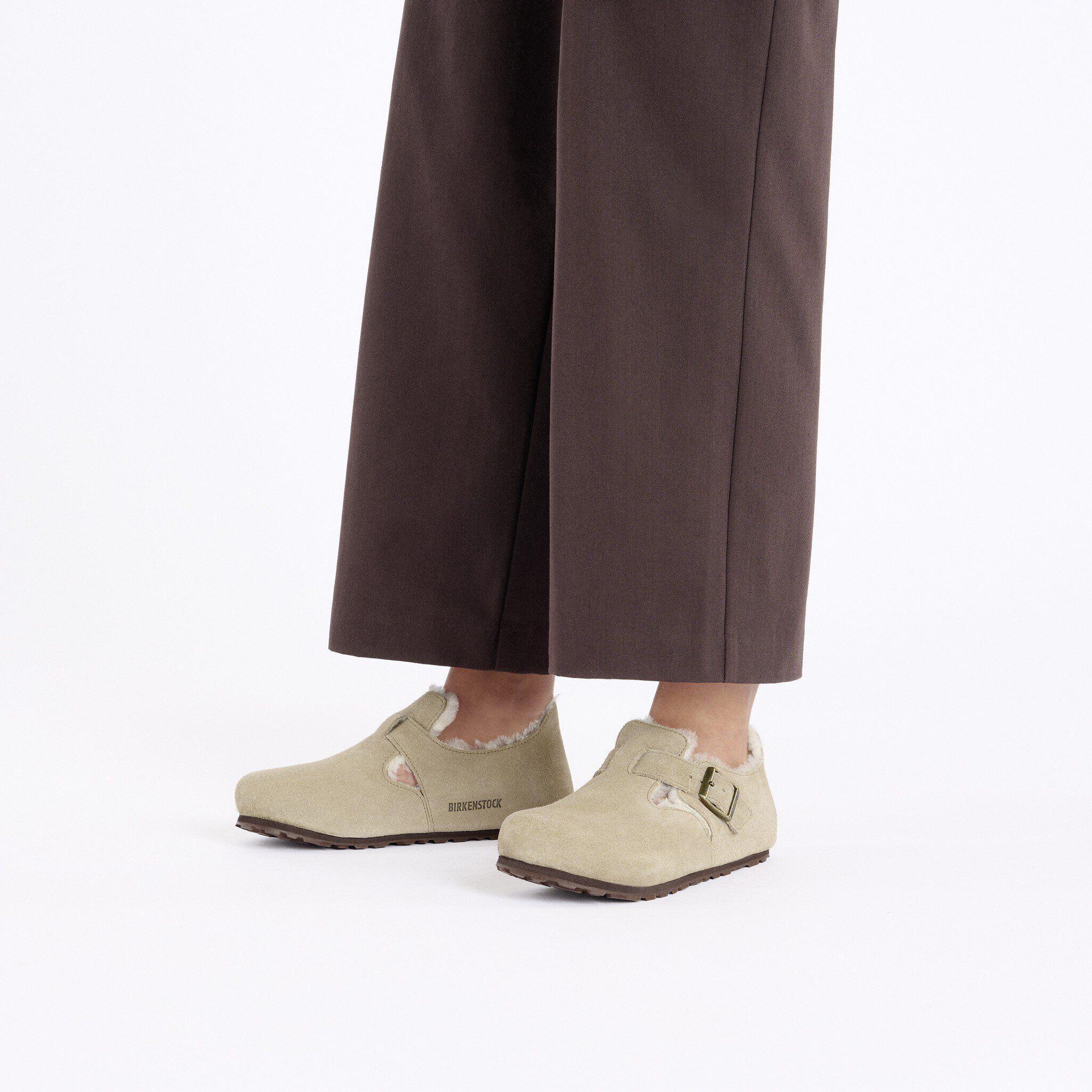 London Shearling Suede Leather Product Image