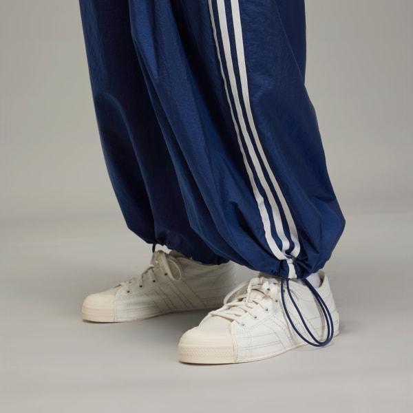 adidas Y-3 3-Stripes Nylon Pants Dark Blue XL Womens Product Image
