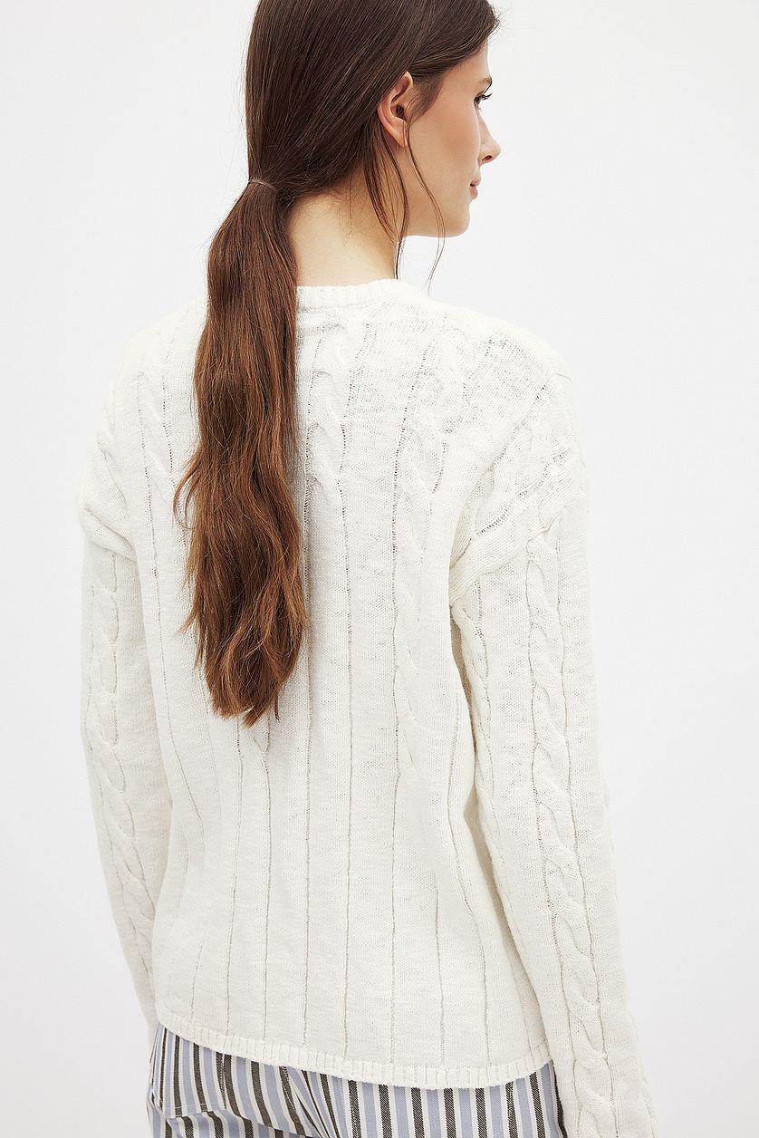 Cable Knitted Sweater Product Image