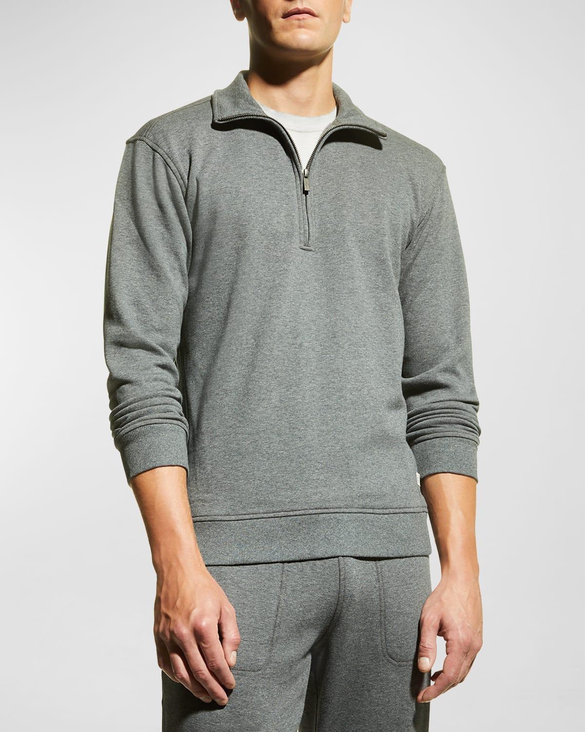 Mens Zeke Fleece Quarter-Zip Sweater Product Image