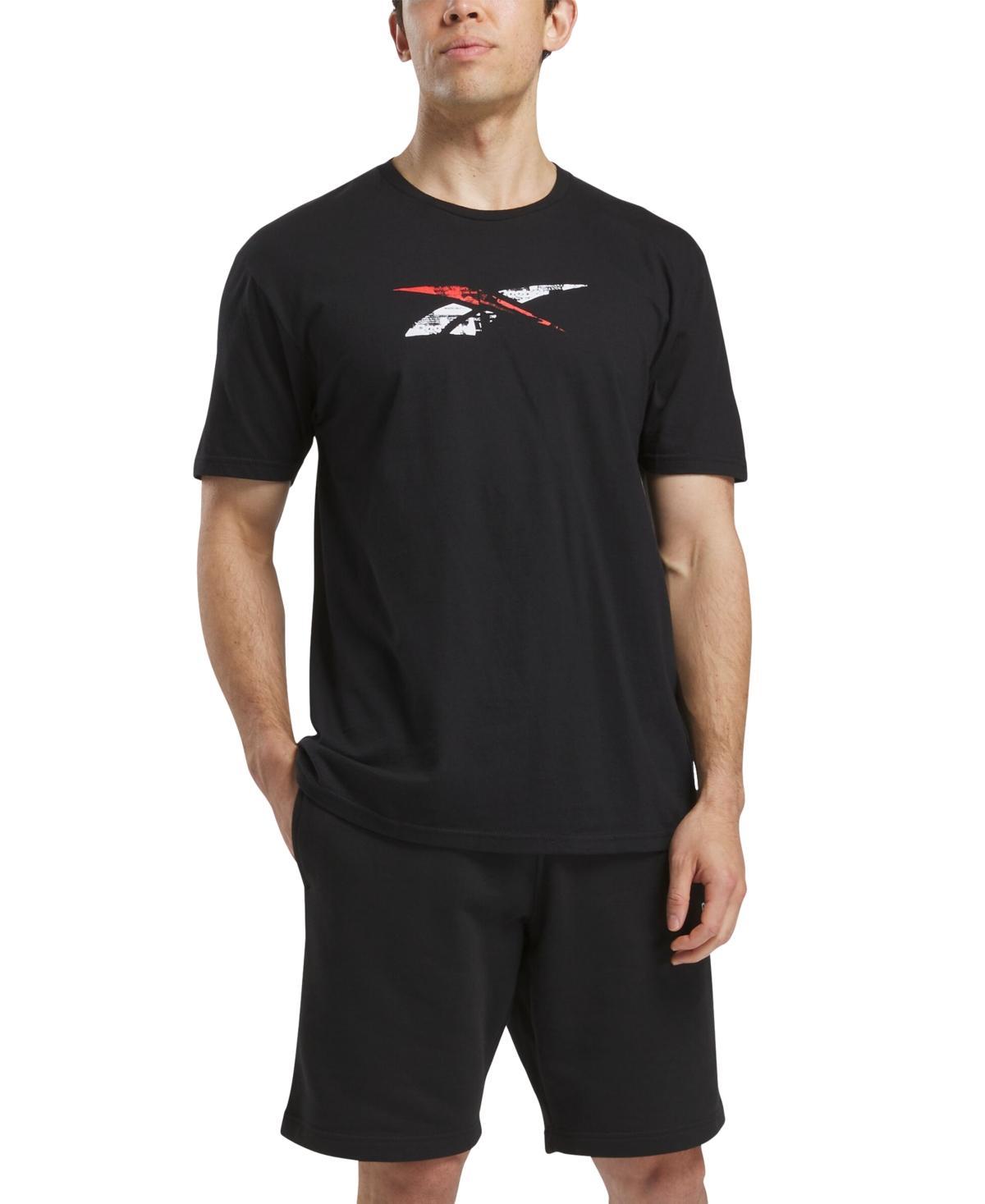 Reebok Mens Salvage Logo Graphic T-Shirt Product Image