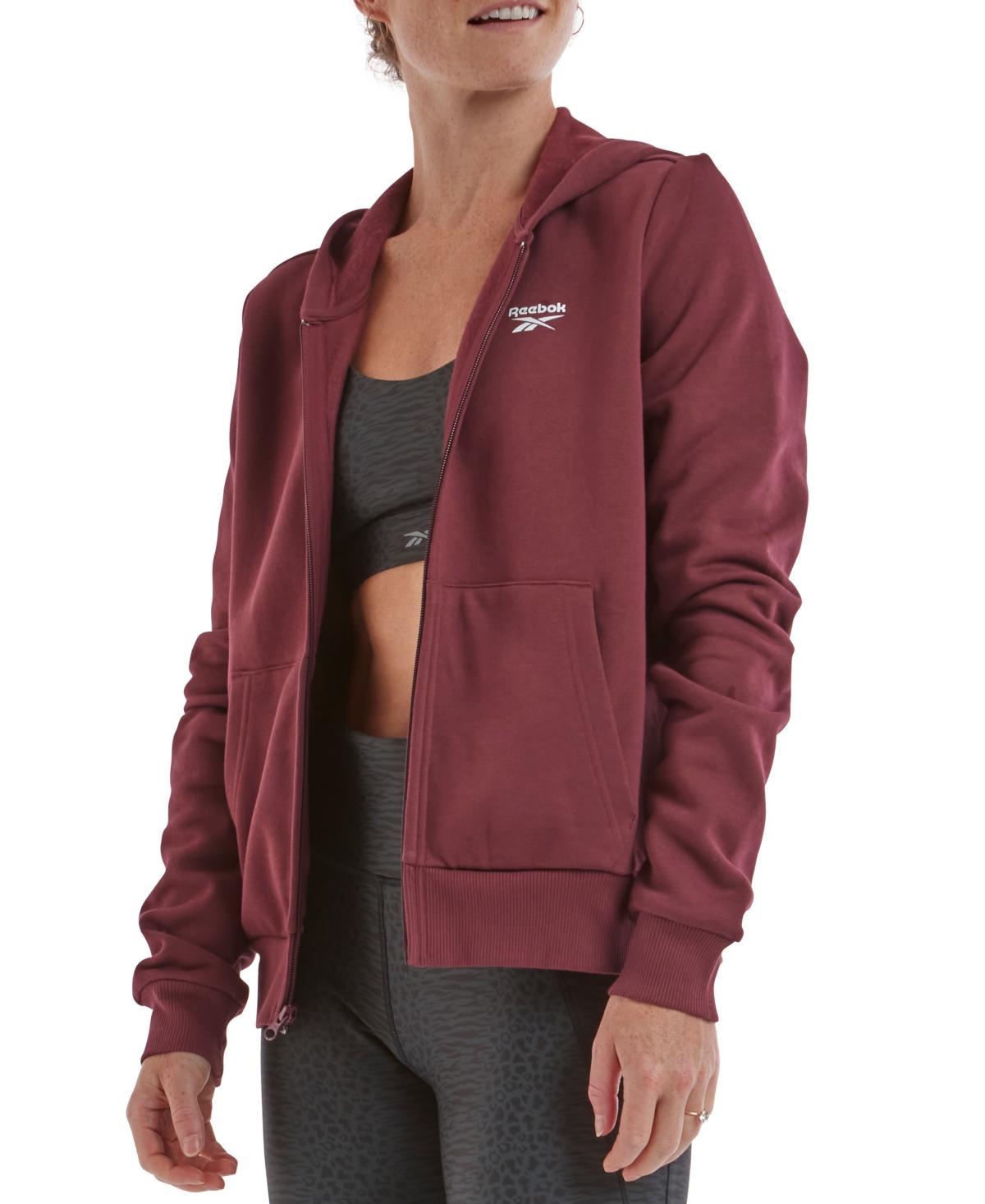 Reebok Womens Fleece Full-Zip Hoodie Product Image