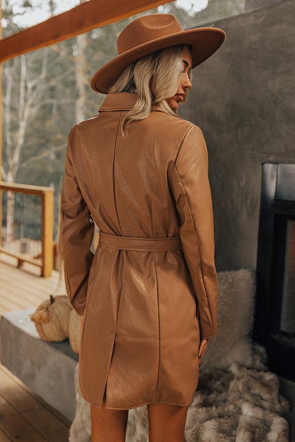 Forever First Class Faux Leather Coat Product Image