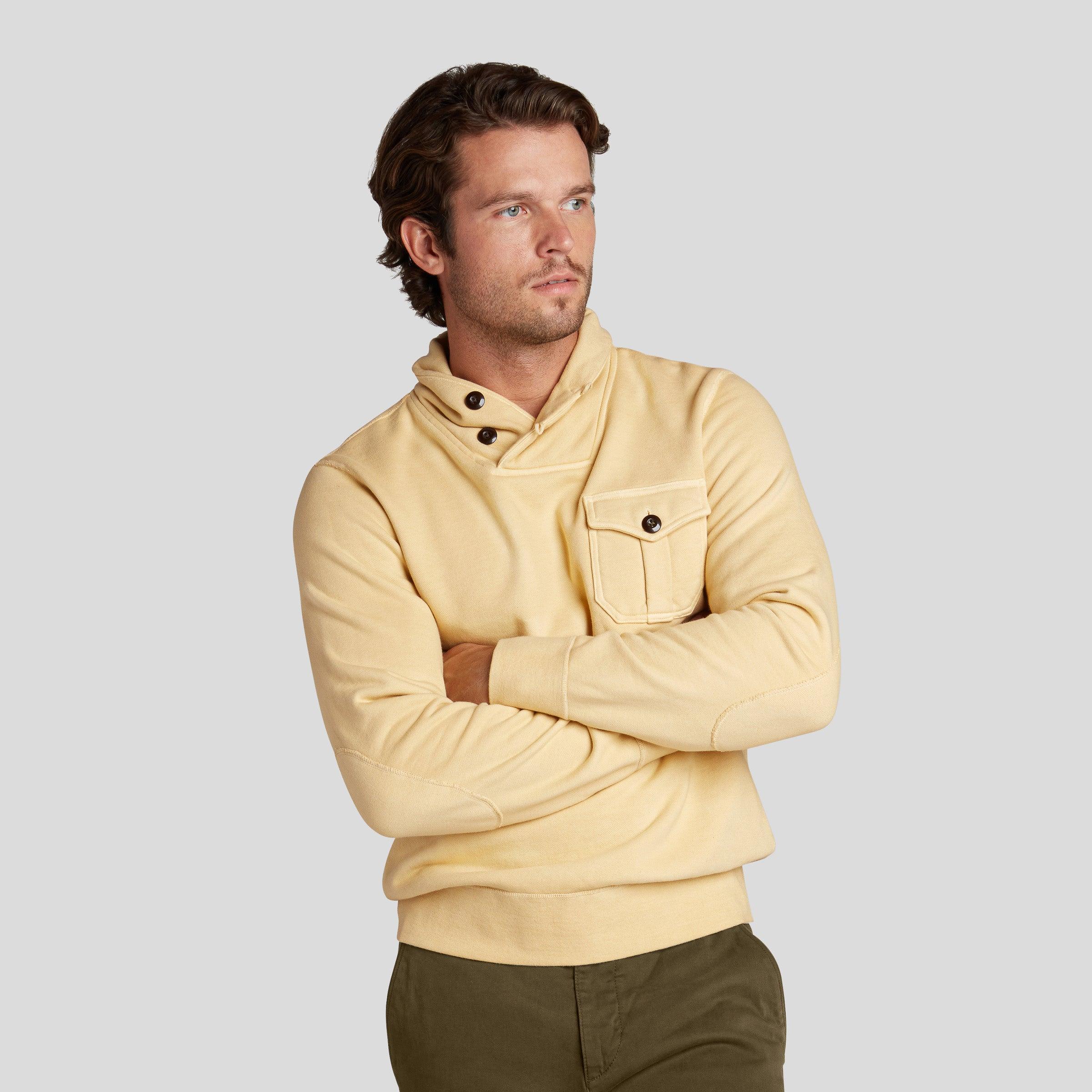 Conner Fleece Shawl Pullover - Pineapple Slice (Final Sale) Product Image