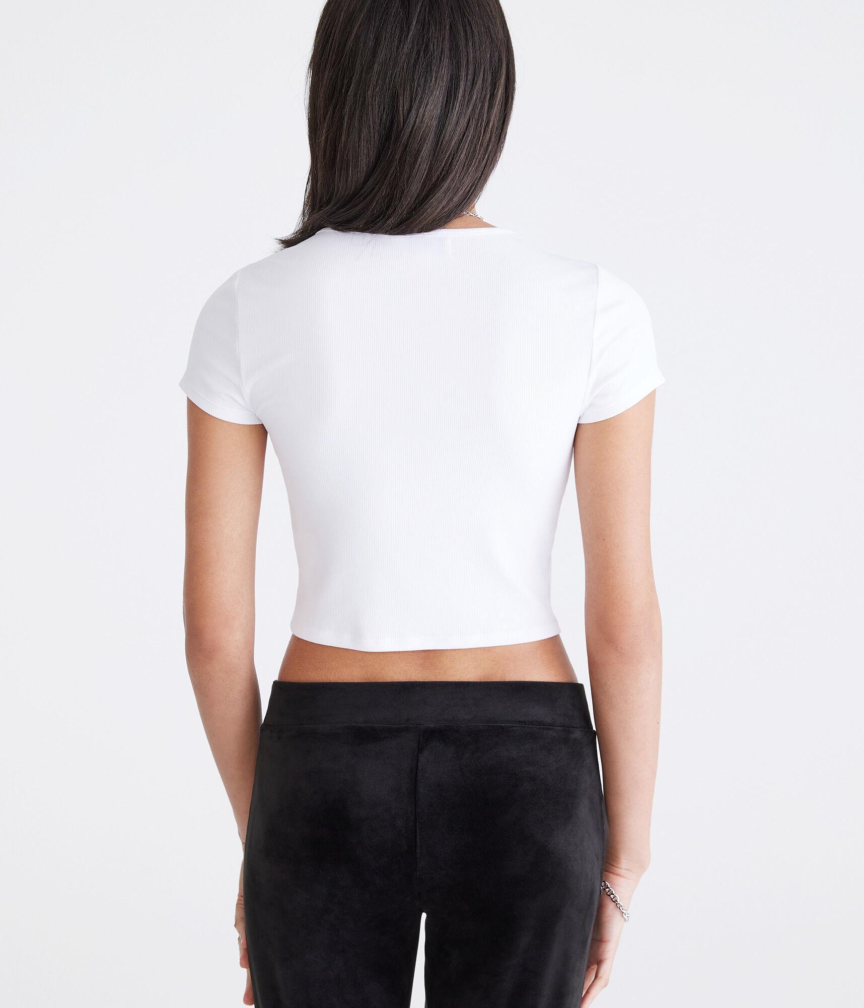 Juicy Couture Cropped Henley Product Image