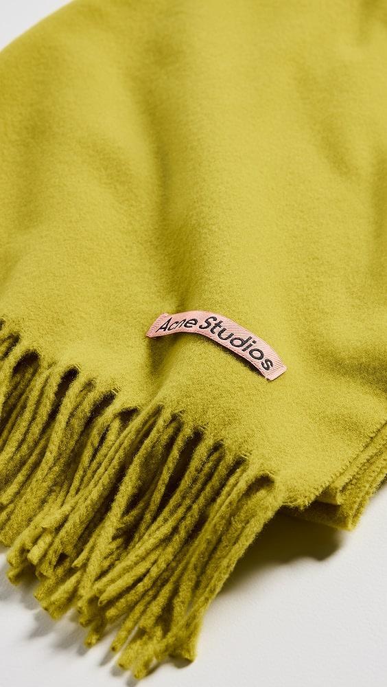 Acne Studios Oversized Fringe Wool Scarf | Shopbop Product Image