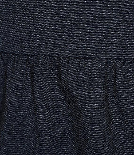 Jude Connally Millie Jude Denim Scoop Neck Sleeveless Gathered Empire Waist Top Product Image