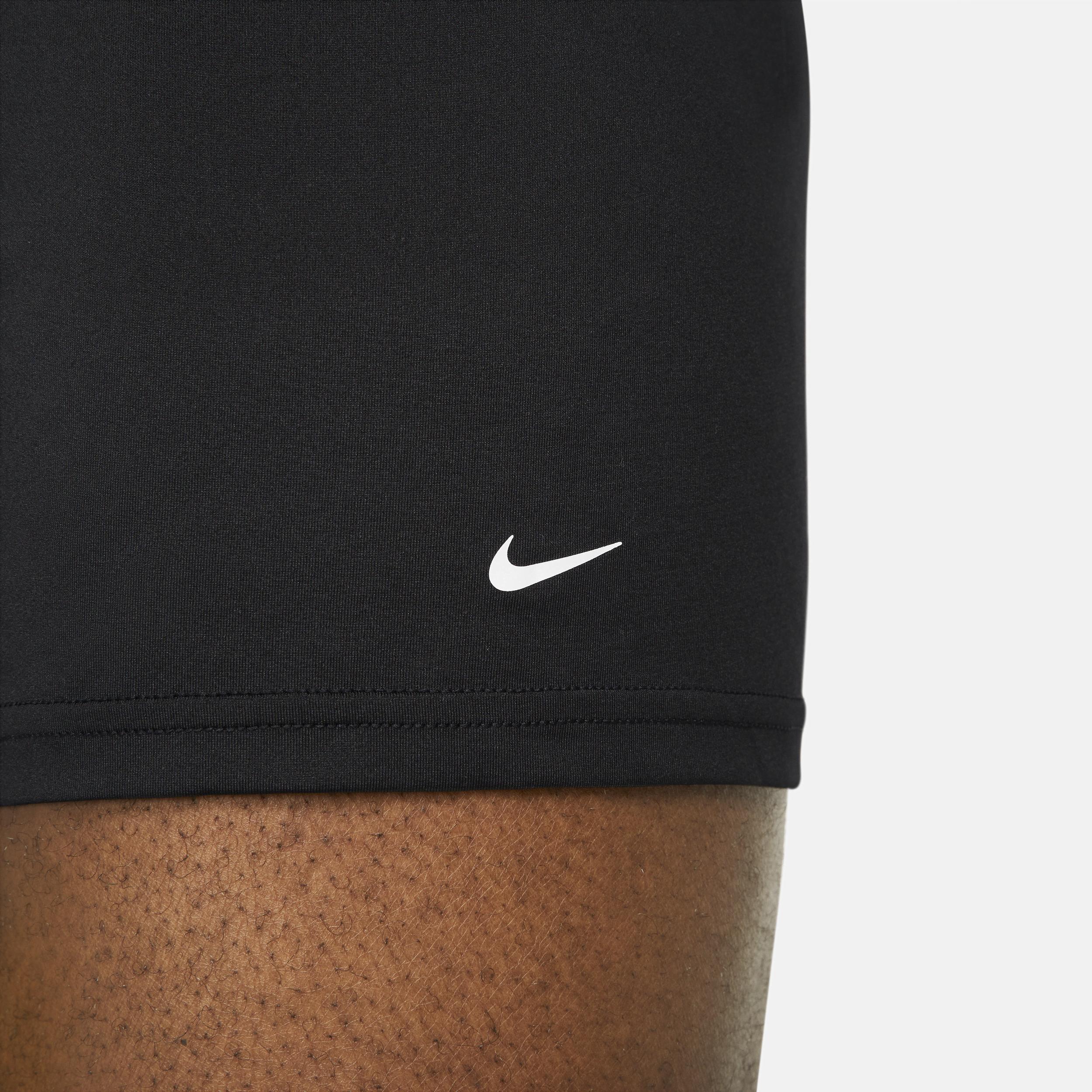 Men's Nike Dri-FIT Essential 3-Pack Boxers, Size: XXL, Black Product Image