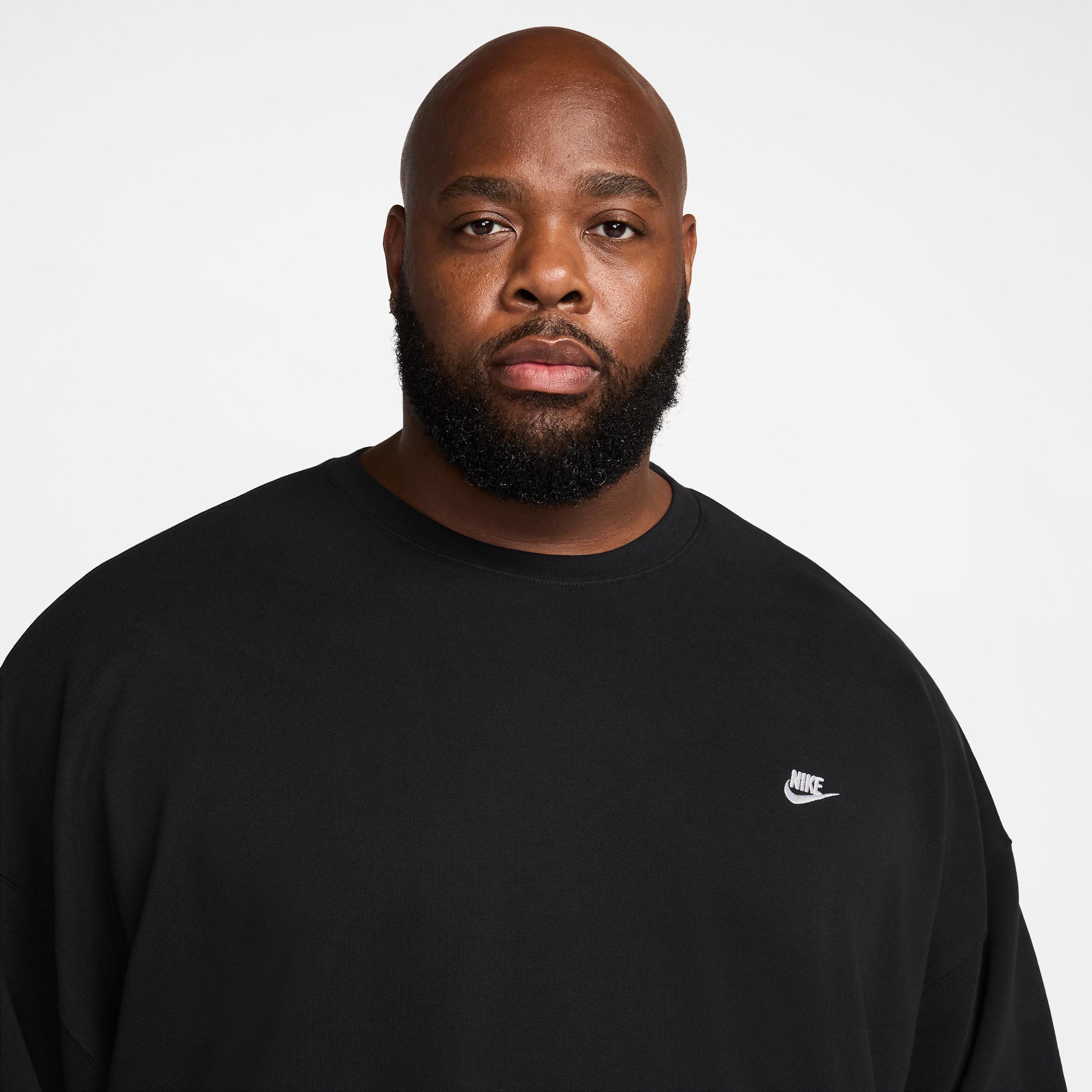 Nike Club Fleece Men's Oversized French Terry Crew Product Image
