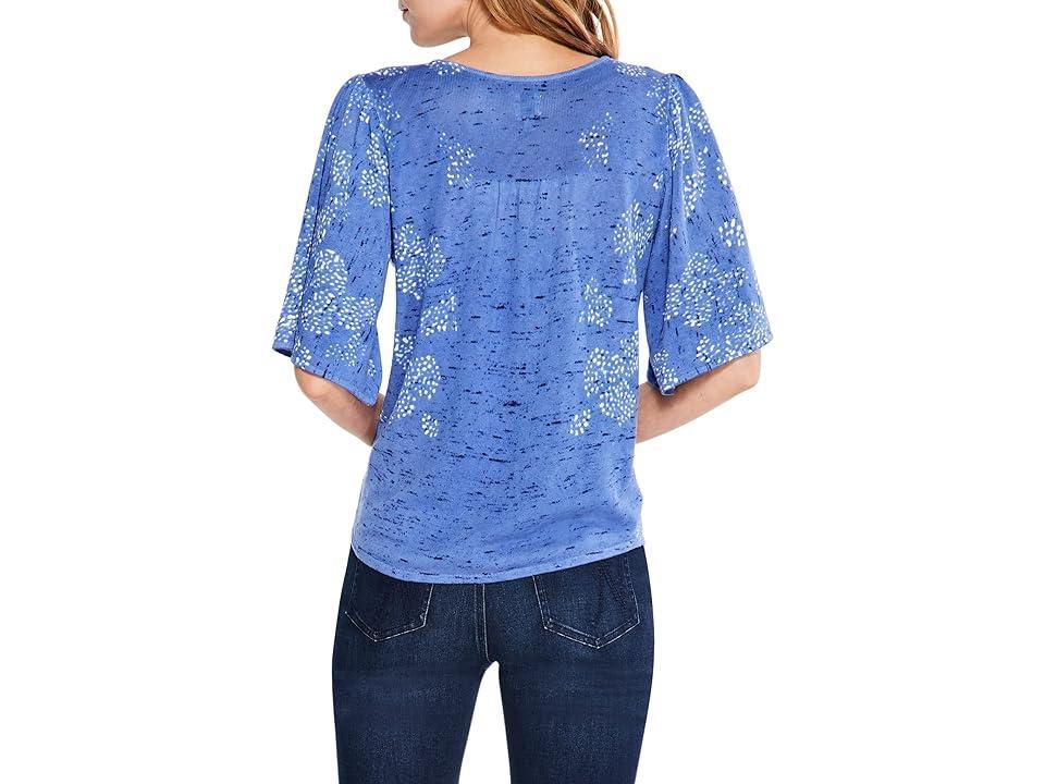 NIC+ZOE Coastline Coral Sweater Multi) Women's Clothing Product Image