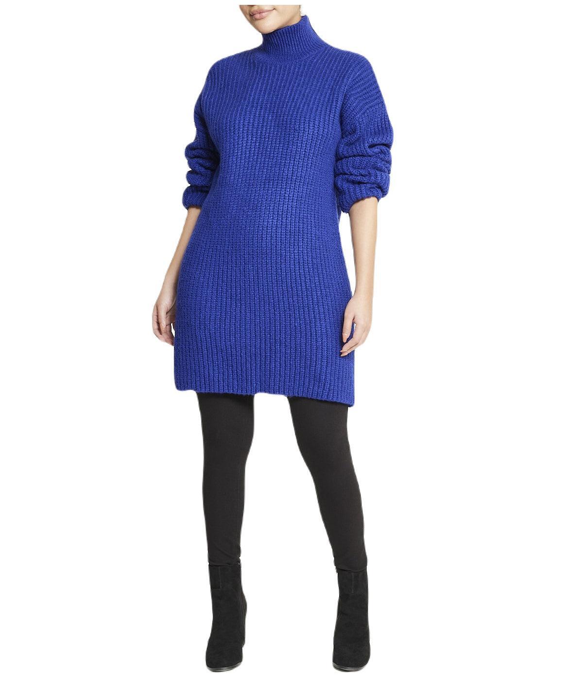 Turtleneck Funnel Sweater Dress Product Image