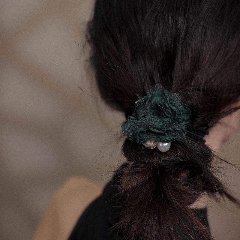 Flower Hair Clip / Hair Tie Product Image
