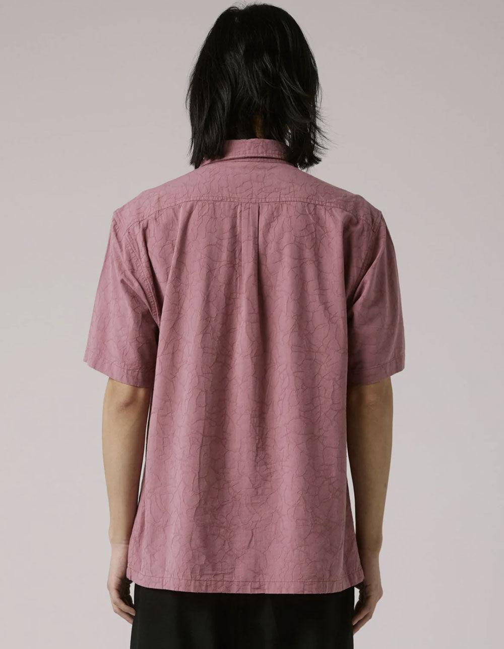 FORMER Vivian Vine Mens Button Up Shirt - ROSE Product Image