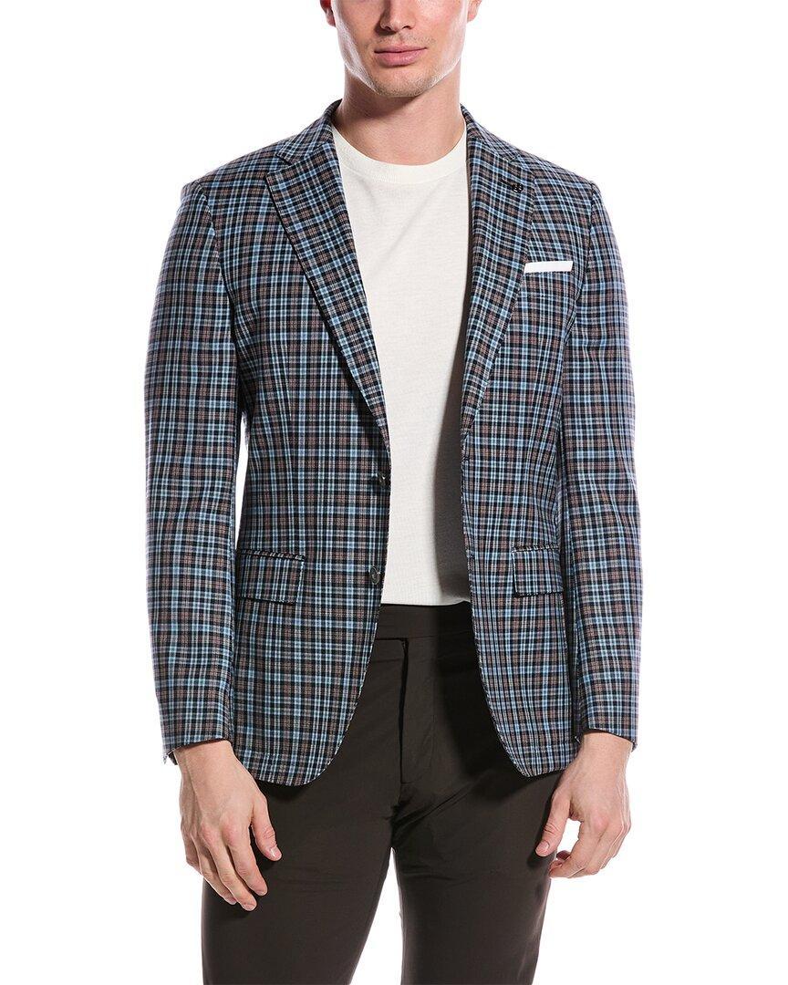 HUGO BOSS Slim Fit Wool Sport Jacket In Blue Product Image