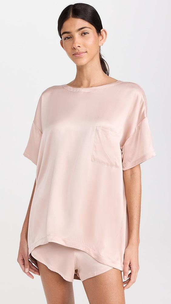 Lunya Washable Silk Tee Set | Shopbop Product Image