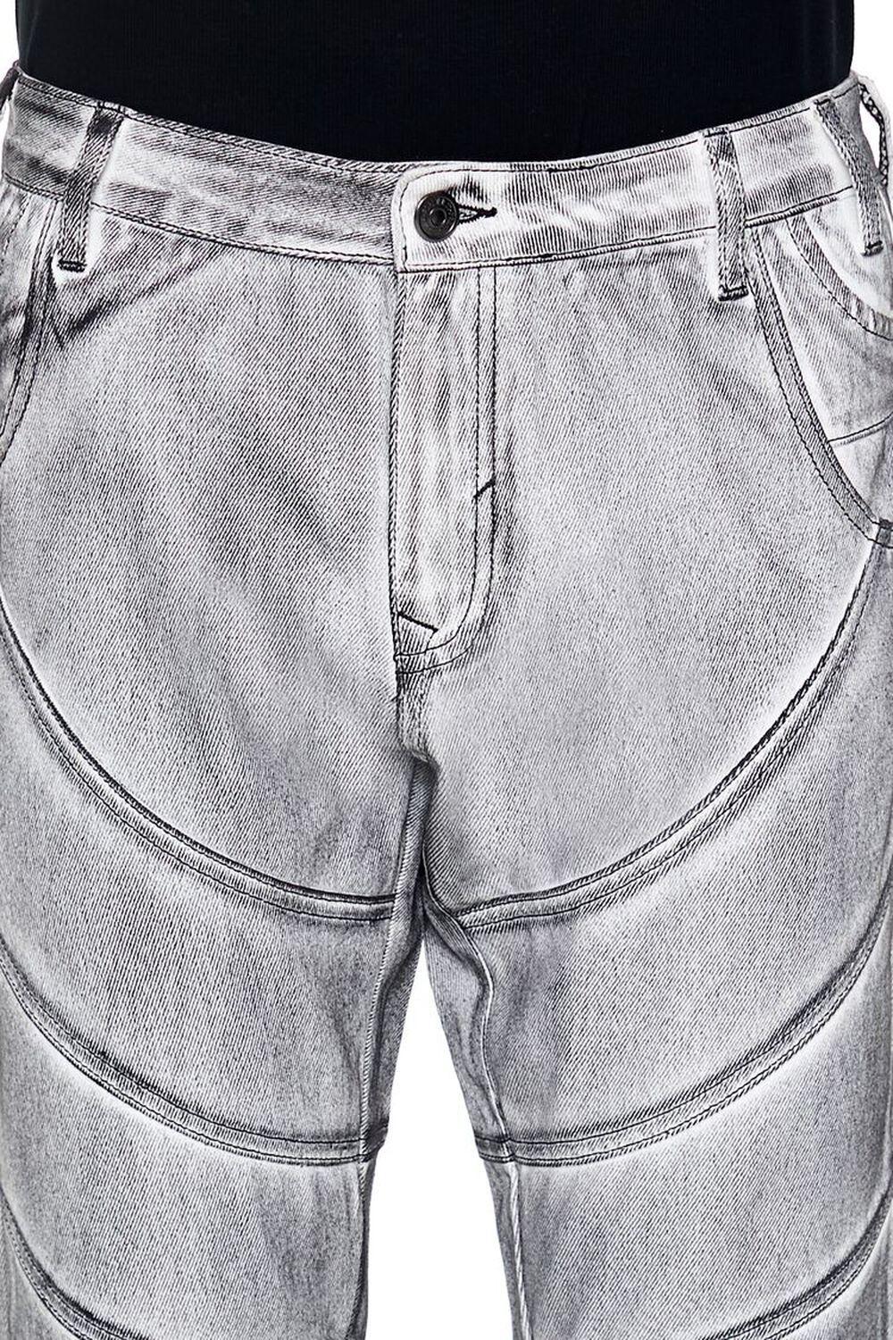 Washed Acid Wash Slim-Fit Jeans | Forever 21 Product Image