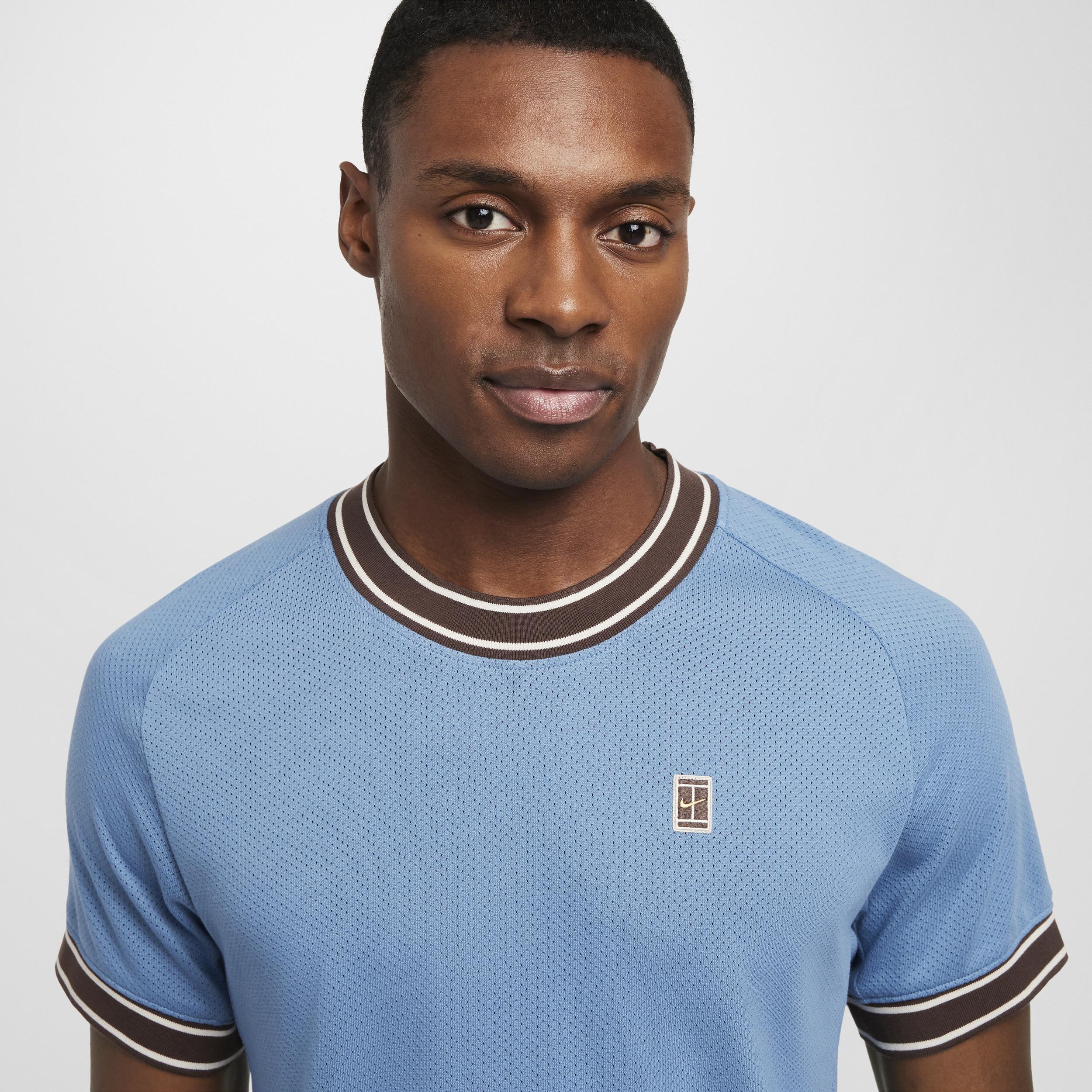 Nike Men's Court Heritage Short-Sleeve Tennis Top Product Image