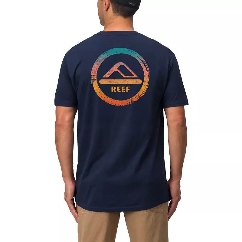 Mens REEF Hanford Graphic Tee Blue Product Image