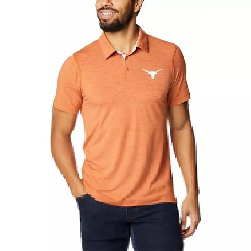 Men's Columbia Texas Orange Texas Longhorns Tech Trail Omni-Wick Polo, Size: Large Product Image