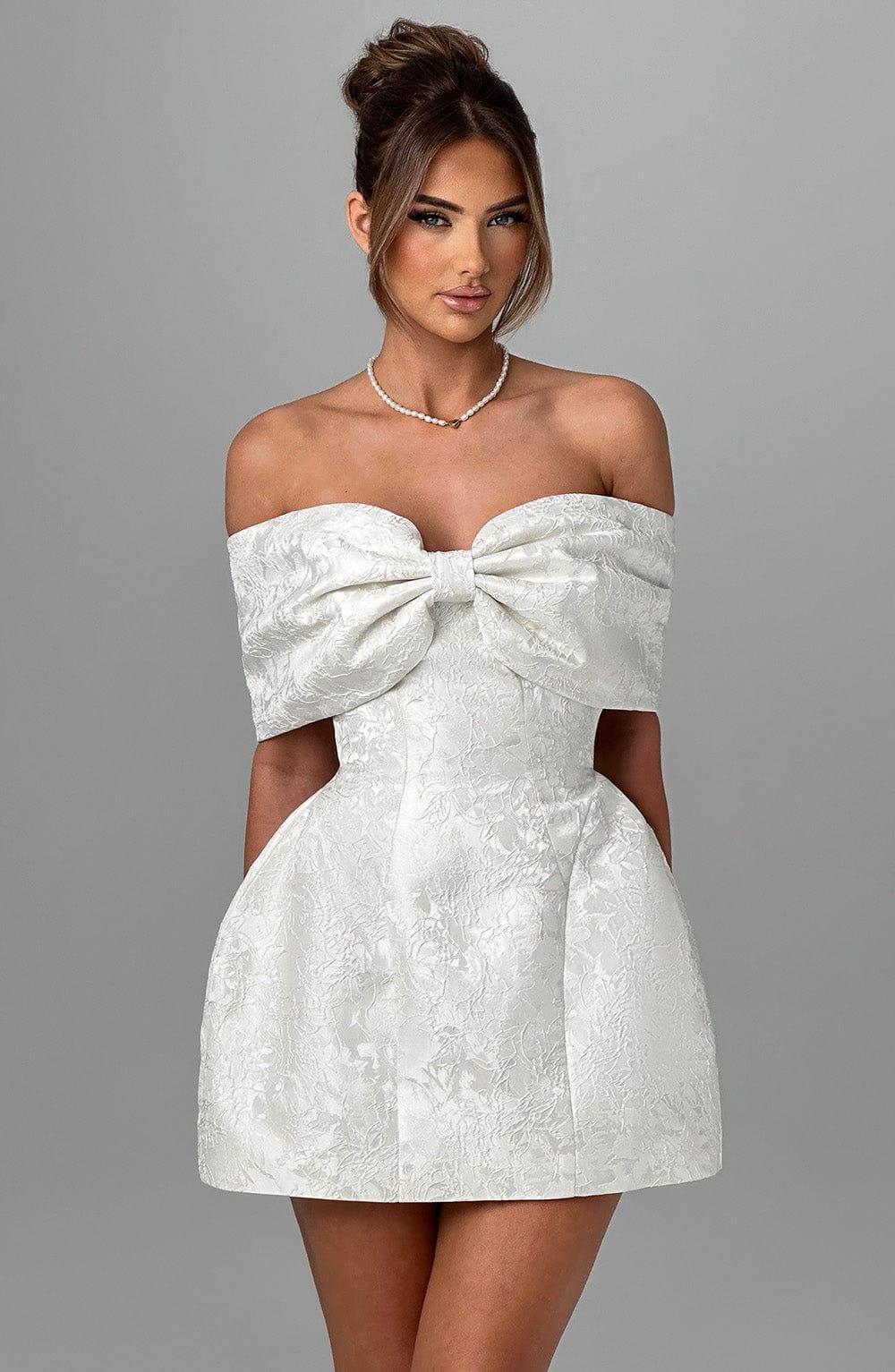 Raquel Mini Dress - Ivory Product Image