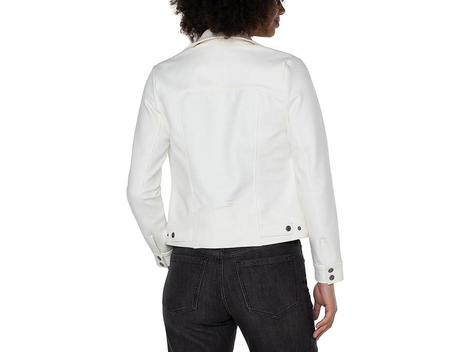 Liverpool Los Angeles Faux Leather Moto Jacket Product Image